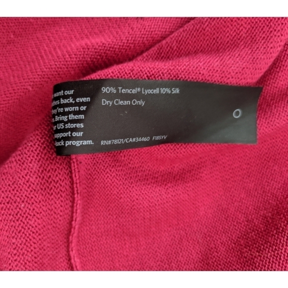 Eileen Fisher Lyocell and Silk Blend Top - Picture 6 of 6